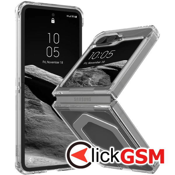 UAG - Plyo MagSafe - Samsung Galaxy Z Flip6 - Ice Silver