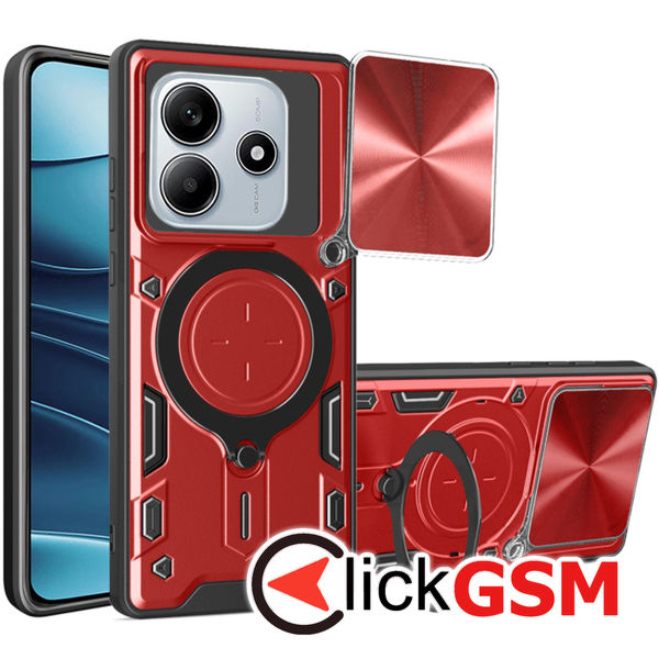 Techsuit - CamGuard Pro - Xiaomi Redmi Note 14 5G - Red