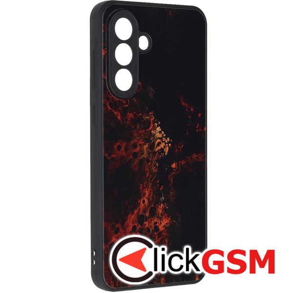 Techsuit - Glaze Series - Samsung Galaxy A36 5G - Red Nebula