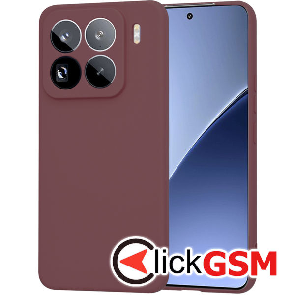 Techsuit - SoftFlex - Xiaomi 15 Pro - Plum Red