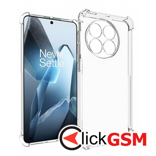 Techsuit - Shockproof Clear Silicone - OnePlus 13 - Clear