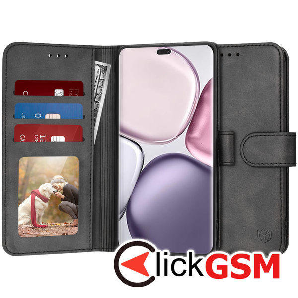 Techsuit - Diary Book - Honor Magic7 Lite / X9c - Black