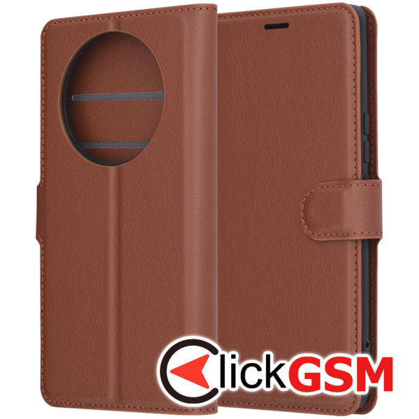Techsuit - Leather Folio - Honor Magic7 Lite / X9c - Brown