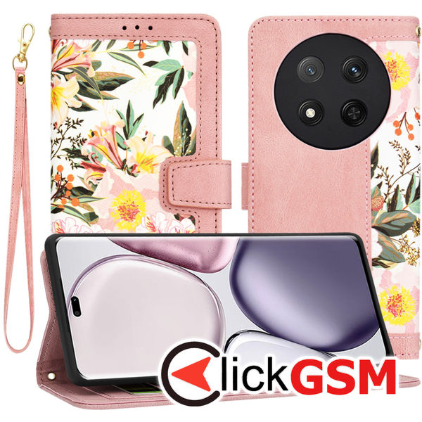 Techsuit - FlipCraft - Honor Magic7 Lite / X9c - Sweetheart Pink