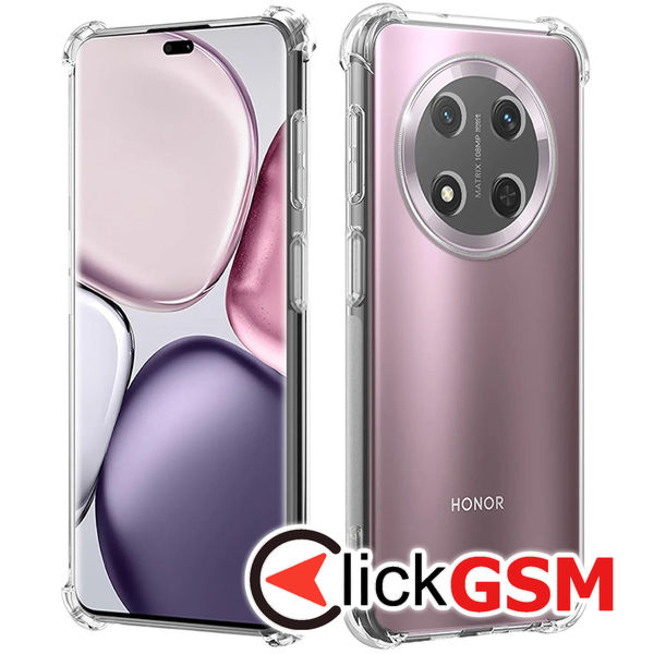 Techsuit - Shockproof Clear Silicone - Honor Magic7 Lite / X9c - Clear