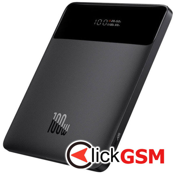 Baseus - Power Bank Blade (PPDGL-01) - 2xUSB, 2xUSB-C, Fast Charge, 20000mAh, 100W - Black