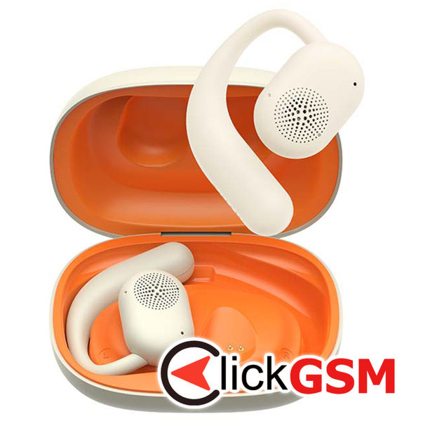 Havit - Wireless Earbuds (OWS914) - with Microphone, Bluetooth 5.3, True Wireless Stereo, ENC, USB-C, 500mAh - Beige