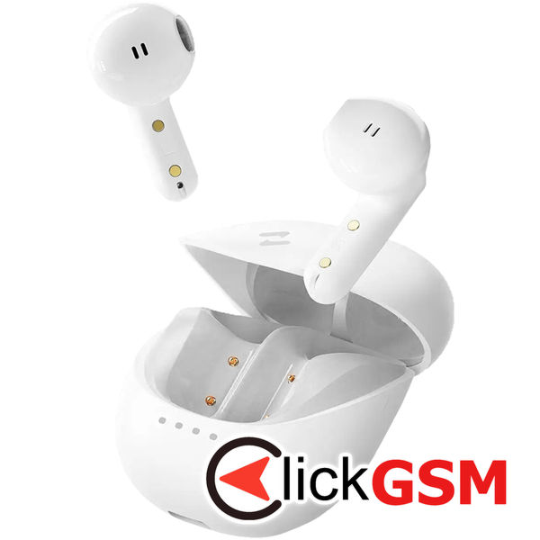 Havit - Wireless Earbuds (TW931) - Bluetooth 5.4, Half in-ear, Microphone, TWS, ENC, Type-C, 300mAh - White