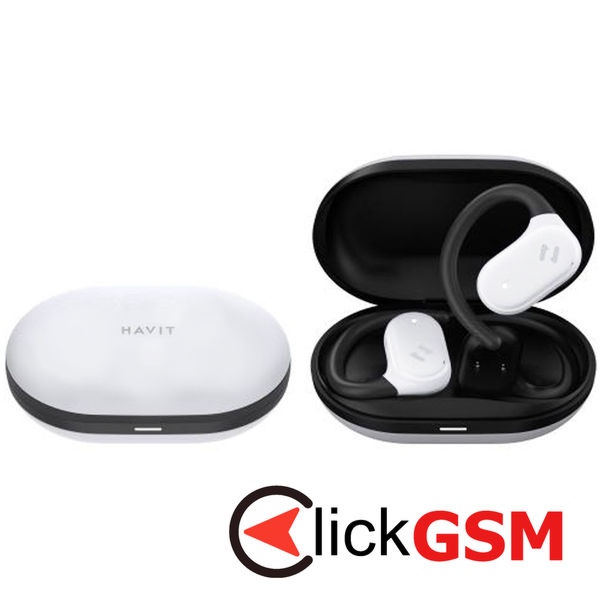 Havit - Wireless Earbuds (OWS915) - with Microphone, Bluetooth 5.4, TWS, ENC, IPX5, USB-C, 1000mAh, Havit Life App - Grey