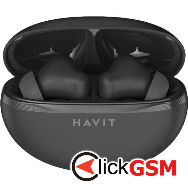 Havit - Wireless Earbuds (TW986) - In-ear, Bluetooth 5.4, with Microphone, TWS, ENC, Type-C, 400mAh - Black