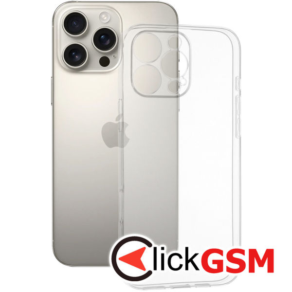 Techsuit - Clear Silicone - iPhone 16 Pro Max - Transparent