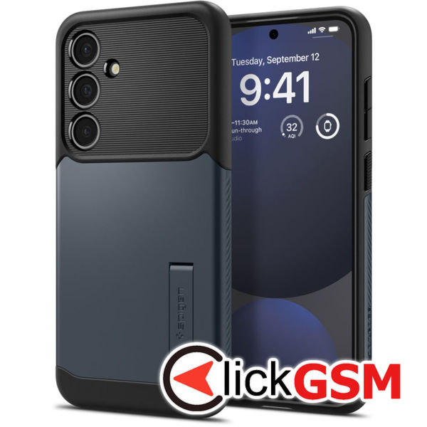 Spigen - Slim Armor - Samsung Galaxy S24 FE - Metal Slate