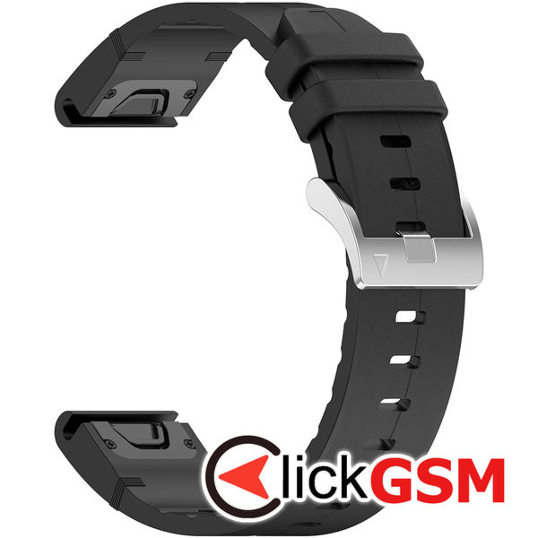 Techsuit - Watchband QuickFit 20mm (W071) - Instinct 2S/2S Solar/Approach S70 42mm/fenix 7S Pro Sapphire Solar - Black