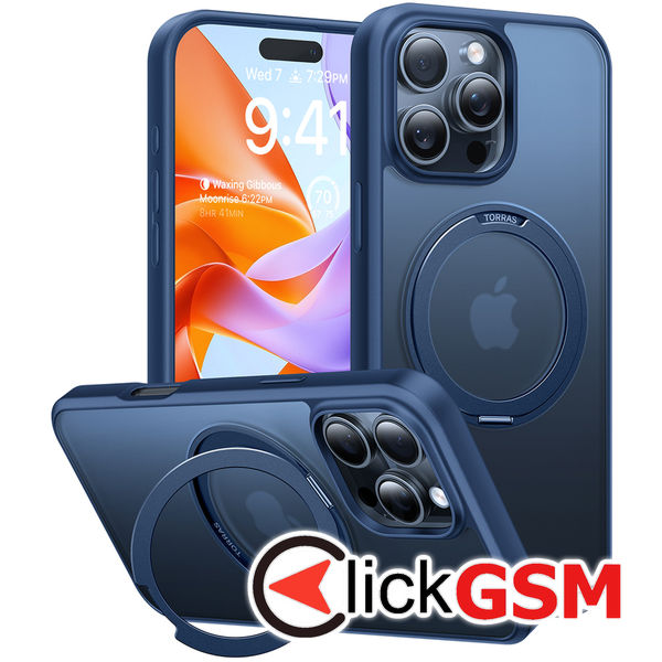 Torras - Ostand Pro Series - iPhone 16 Pro - Navy Blue