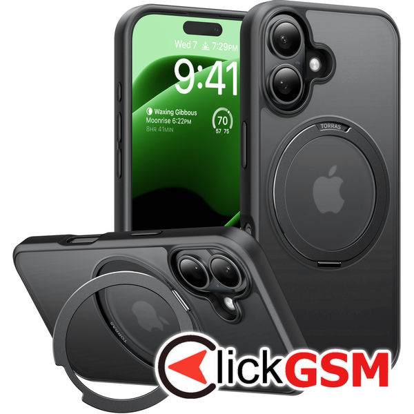 Torras - Ostand Pro Series - iPhone 16 - Black