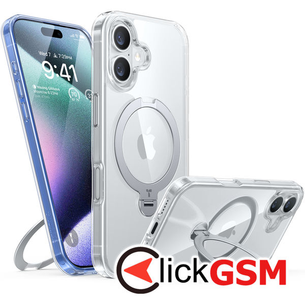Torras - Ostand Spin Series - iPhone 16 - Clear