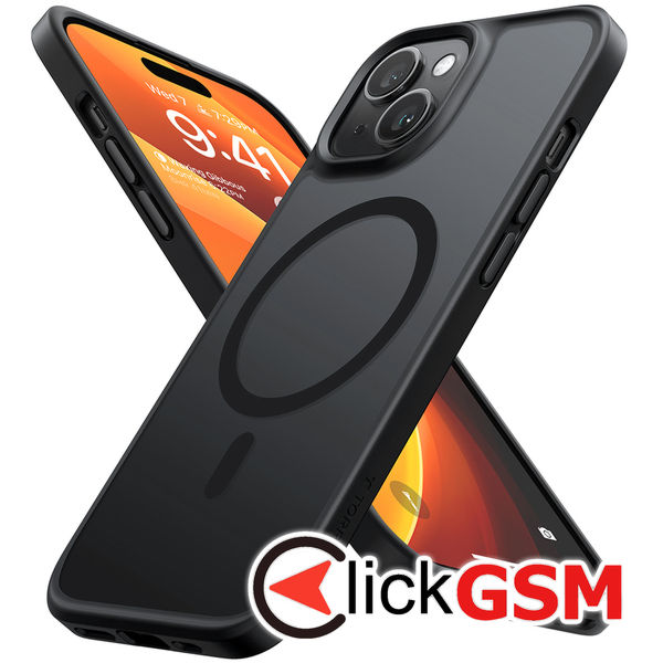 Torras - Guardian Magnetic Series - iPhone 15 - Black