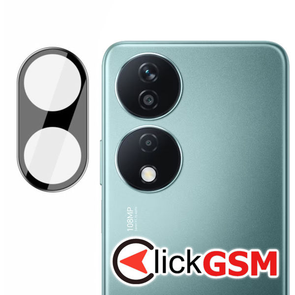Techsuit - Full Camera Glass - Honor X7b / X7b 5G / 90 SMART - Black
