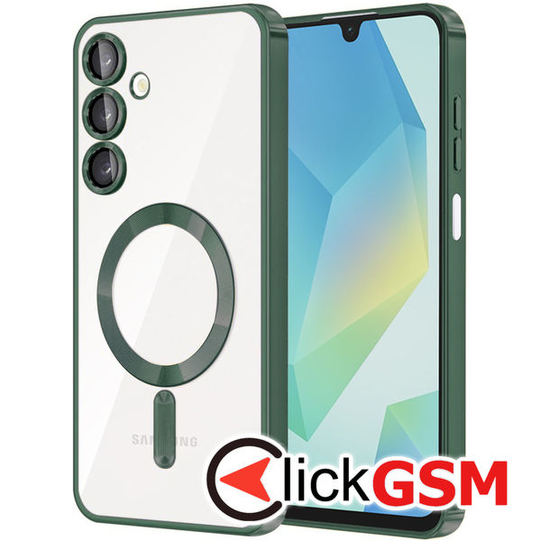 Techsuit - Luxury Crystal MagSafe - Samsung Galaxy A16 4G / A16 5G - Deep Green