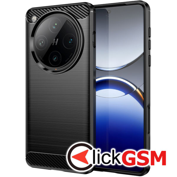 Techsuit - Carbon Silicone - Oppo Find X8 Pro - Black