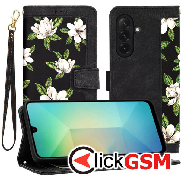 Techsuit - FlipCraft - Samsung Galaxy A26 5G - Flowers of the Dawn