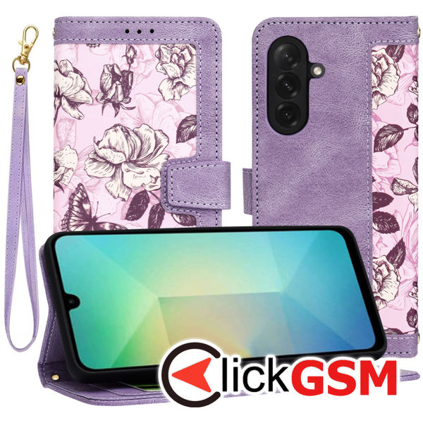 Techsuit - FlipCraft - Samsung Galaxy A26 5G - Mysterious Purple