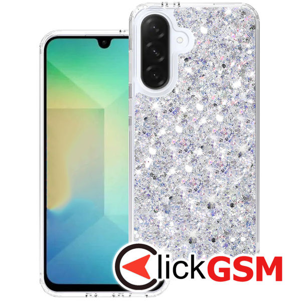 Techsuit - Sparkly Glitter - Samsung Galaxy A26 5G - White