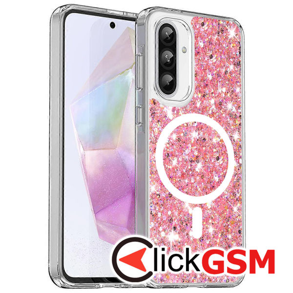 Techsuit - Sparkly Glitter MagSafe - Samsung Galaxy A36 5G / A56 5G - Pink