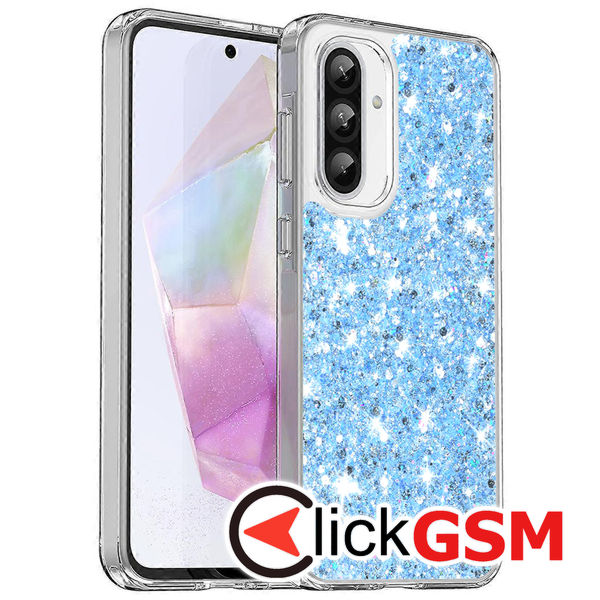 Techsuit - Sparkly Glitter - Samsung Galaxy A36 5G / A56 5G - Blue