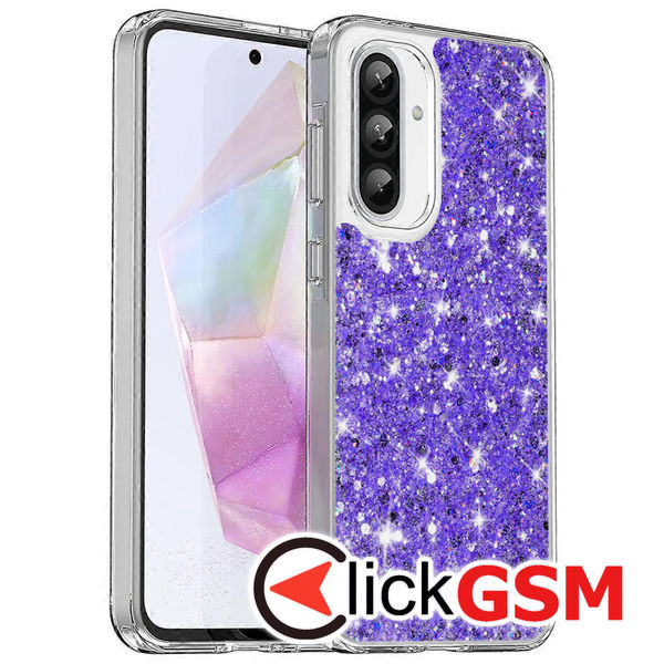 Techsuit - Sparkly Glitter - Samsung Galaxy A36 5G / A56 5G - Purple