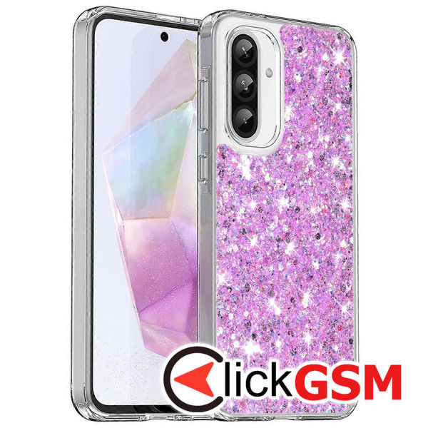 Techsuit - Sparkly Glitter - Samsung Galaxy A36 5G / A56 5G - Magenta
