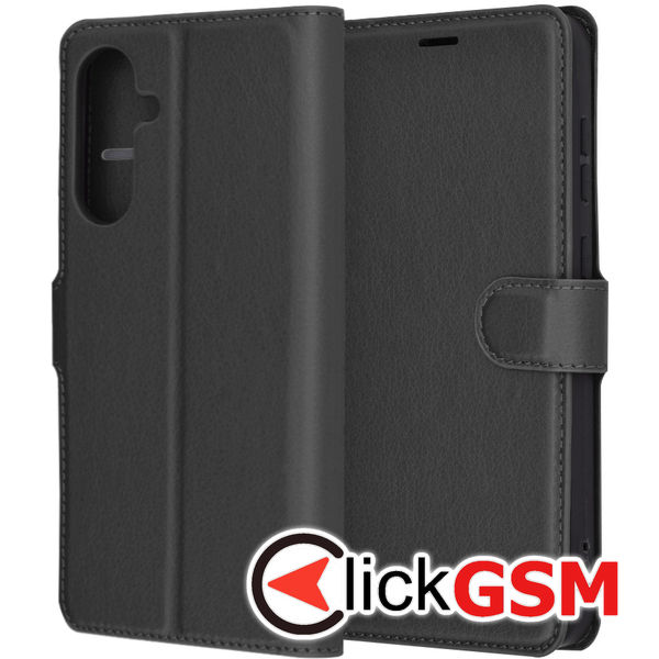 Techsuit - Leather Folio - Samsung Galaxy A56 5G - Black
