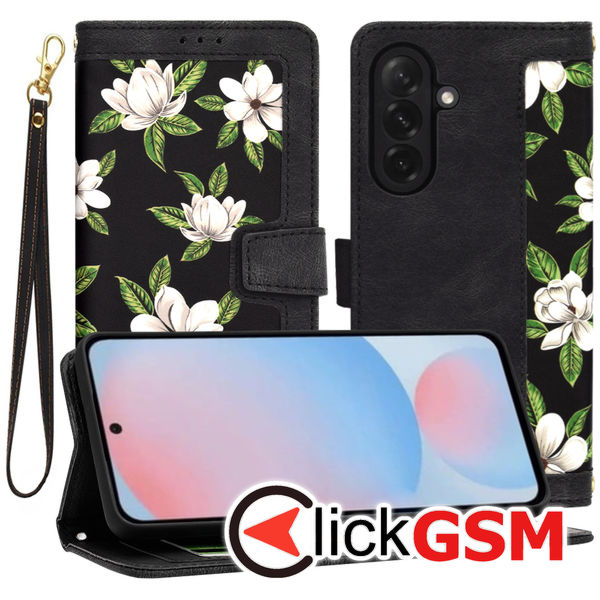 Techsuit - FlipCraft - Samsung Galaxy A56 5G - Flowers of the Dawn