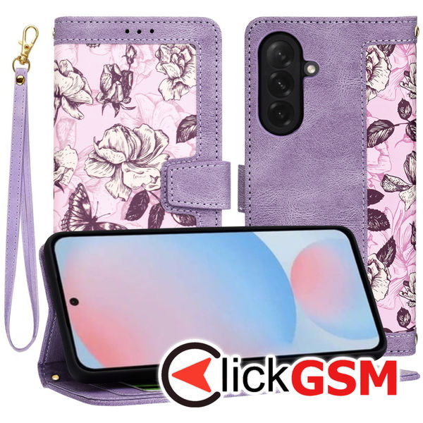 Techsuit - FlipCraft - Samsung Galaxy A56 5G - Mysterious Purple