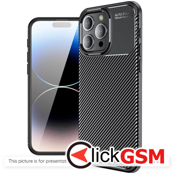 Techsuit - CarbonFiber - Samsung Galaxy A56 5G - Black