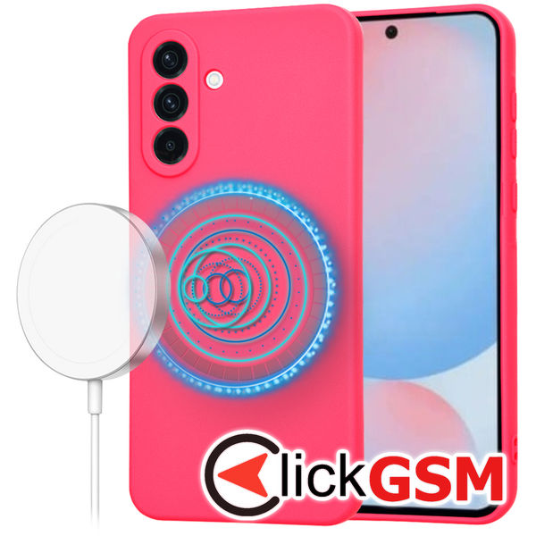 Techsuit - SoftFlex MagSafe - Samsung Galaxy A56 5G - Hot Pink