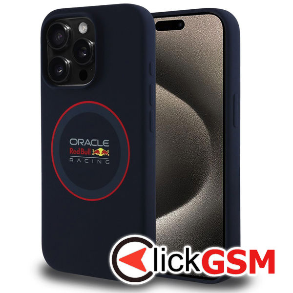 Red Bull Racing - Silicone Red Ring MagSafe (RBHMP15X24SIILVR) - iPhone 15 Pro Max - Navy