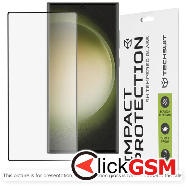 Techsuit - 111D Full Cover / Full Glue Glass - Samsung Galaxy S20 Ultra 4G / S20 Ultra 5G - Black