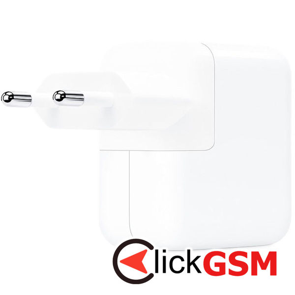 Apple - Original Wall Charger (MY1W2ZM/A) - Type-C, Fast Charging, 30W - White (Blister Packing)