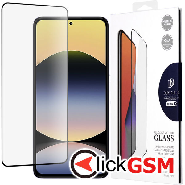 Dux Ducis - Tempered Glass - Xiaomi Redmi Note 14 5G - Black