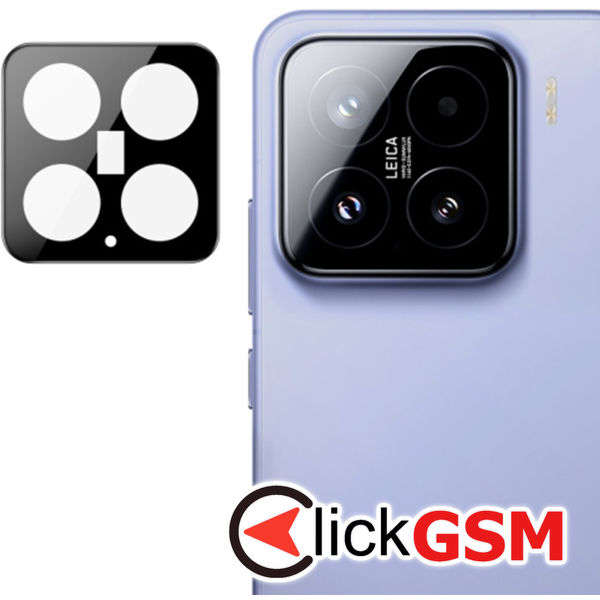 Techsuit - Full Camera Glass - Xiaomi 15 - Black