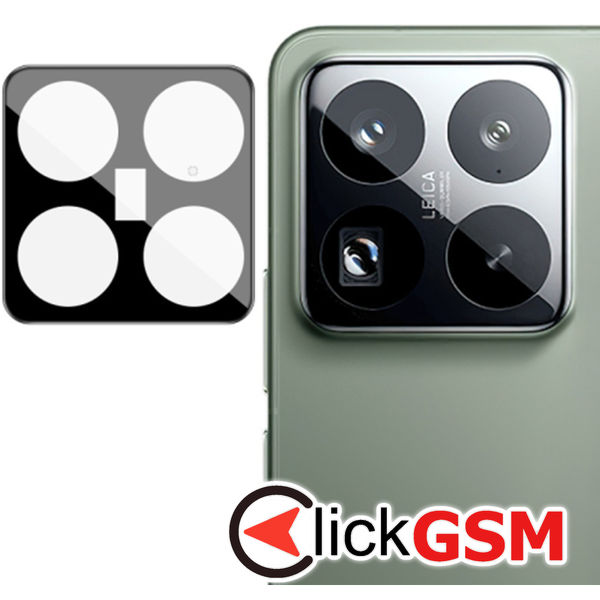 Techsuit - Full Camera Glass - Xiaomi 15 Pro - Black