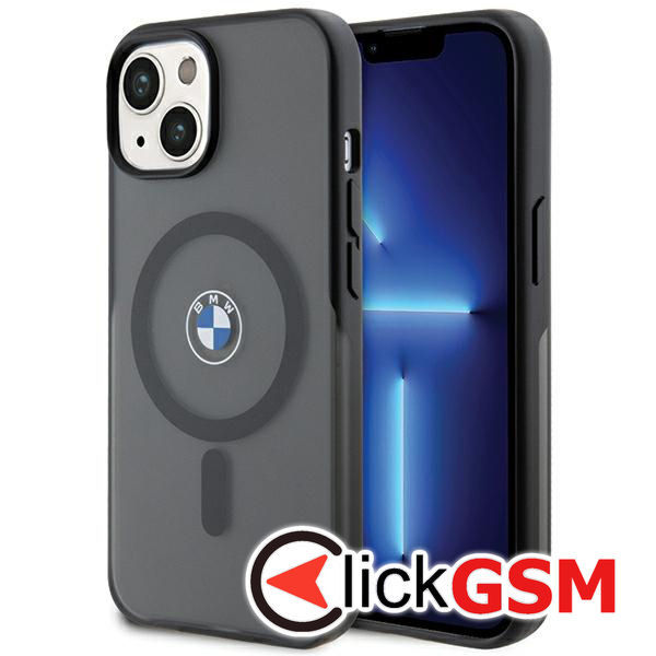 BMW - Hardcase IML Signature MagSafe (BMHMP15MDSLK) - iPhone 15 Plus - Black