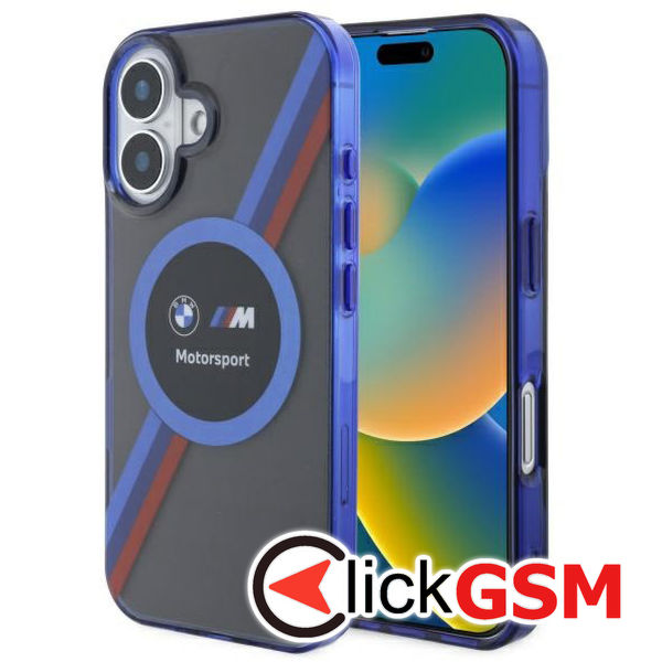 BMW - Hardcase Motorsport IML Circle MagSafe (BMHMP16S23HTPUK) - iPhone 16 - Black