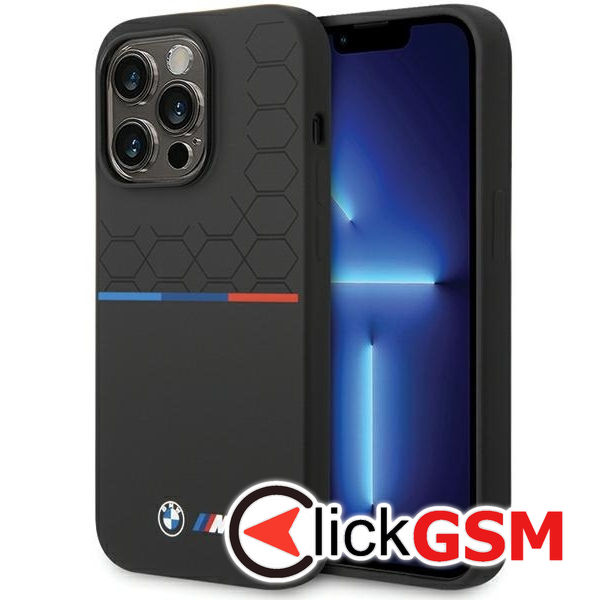 BMW - Silicone Pattern (BMHCP15X22SMPK) - iPhone 15 Pro Max - Black