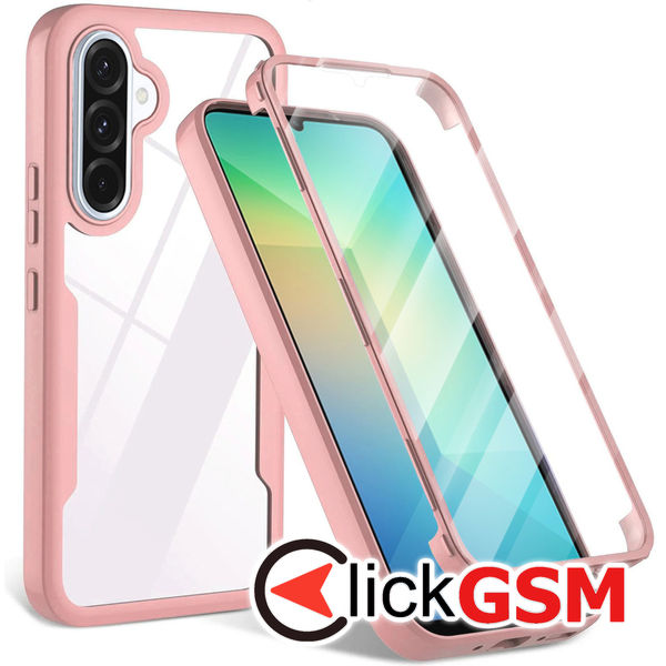 Techsuit - ColorVerse 360 Series + Screen Protector - Samsung Galaxy A26 5G - Pink