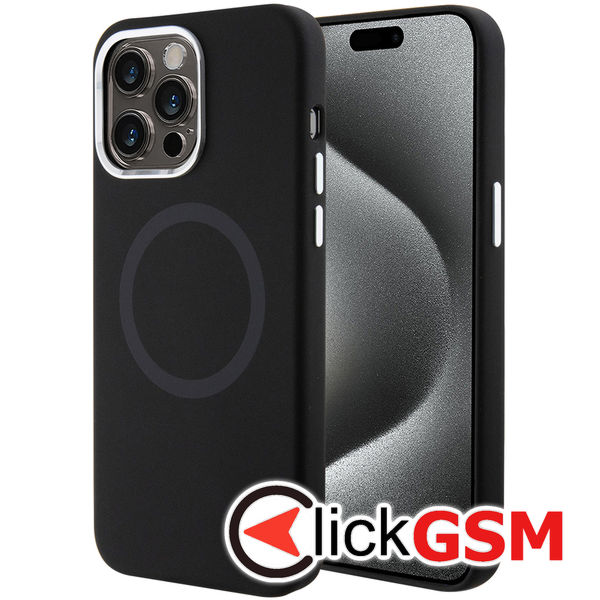 BMW - Signature Liquid Silicone MagSafe (BMHMP15XSILBK2) - iPhone 15 Pro Max - Black