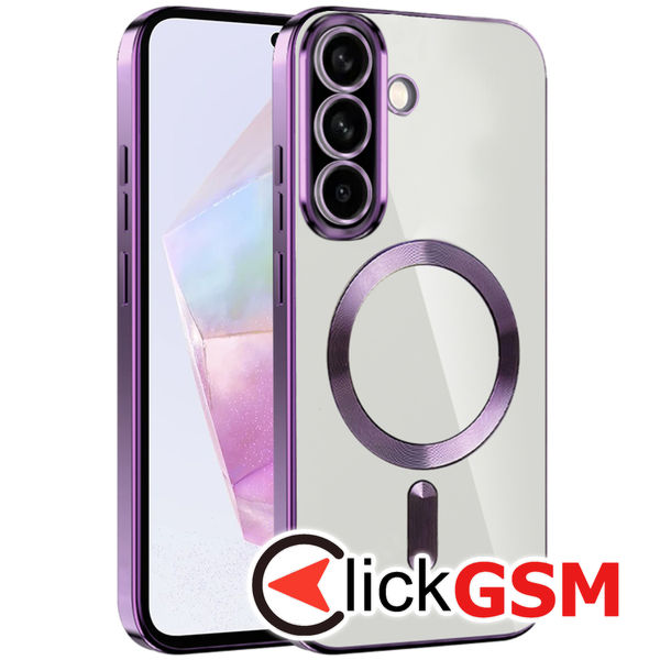 Techsuit - Luxury Crystal MagSafe - Samsung Galaxy A36 5G - Light Purple