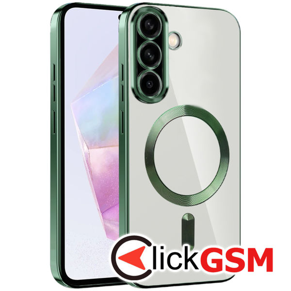 Techsuit - Luxury Crystal MagSafe - Samsung Galaxy A36 5G - Deep Green