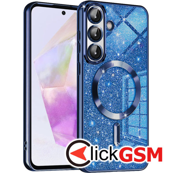 Techsuit - Luxury Glitter MagSafe - Samsung Galaxy A36 5G - Deep Blue
